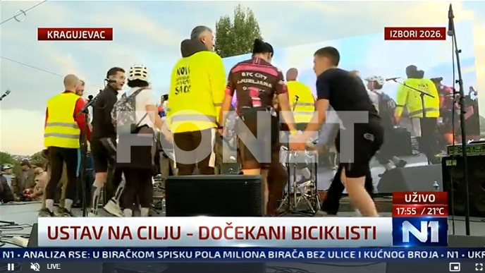 Biciklisti dočekani kao heroji